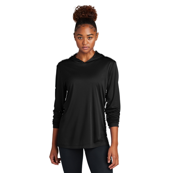 Sport-Tek® Posi-UV® Pro Poly Long Sleeve Unisex Hoodie