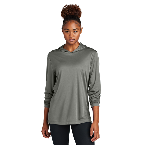 Sport-Tek® Posi-UV® Pro Poly Long Sleeve Unisex Hoodie