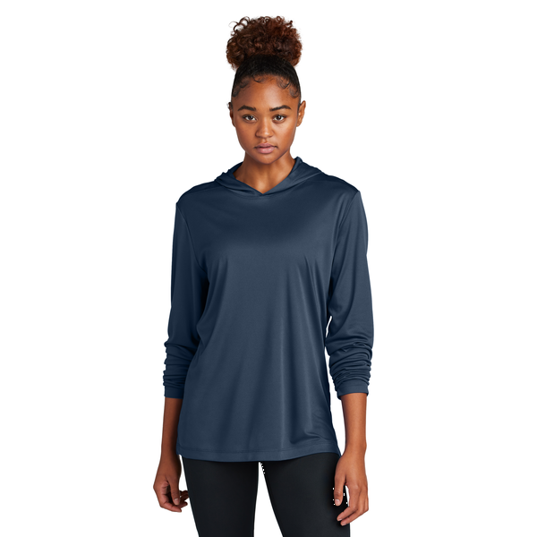 Sport-Tek® Posi-UV® Pro Poly Long Sleeve Unisex Hoodie