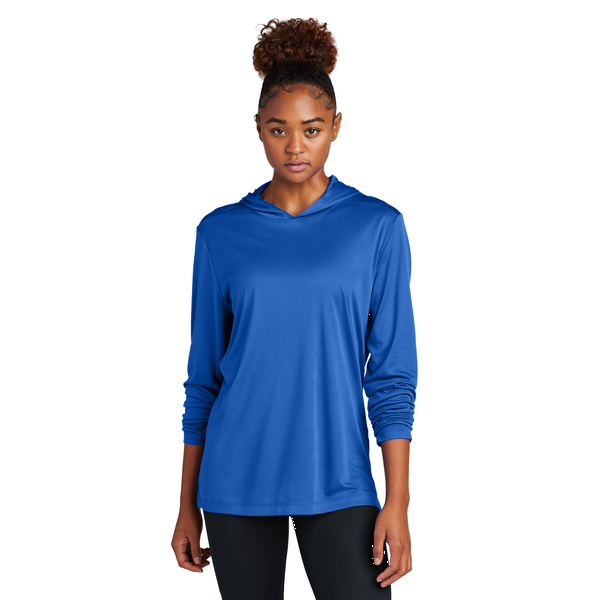 Sport-Tek® Posi-UV® Pro Poly Long Sleeve Unisex Hoodie