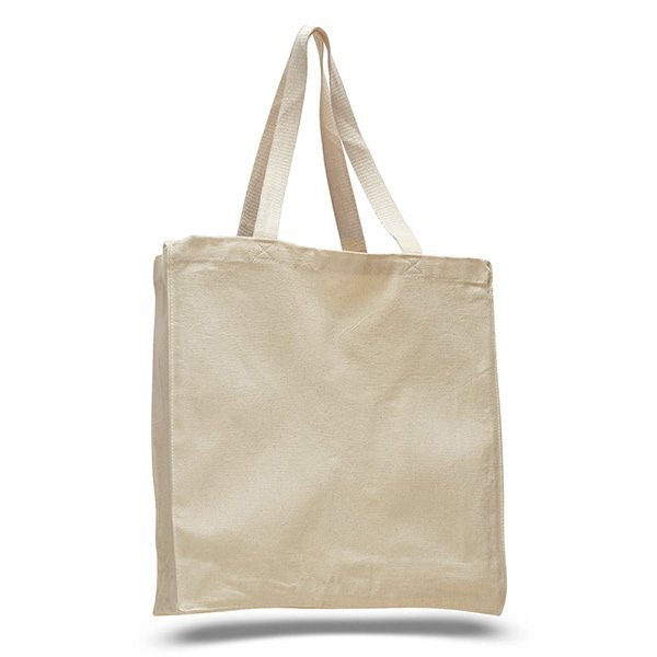 Medium Natural Cotton Book/Tote Bag