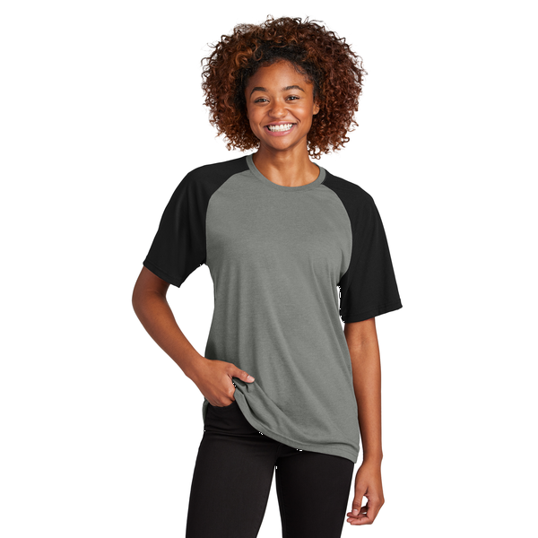 Sport-Tek® Halftime Cotton/Poly Raglan Unisex Tee