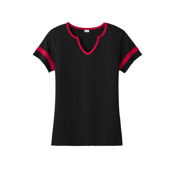 Sport-Tek® Halftime Cotton/Poly Notch Neck Ladies' Tee