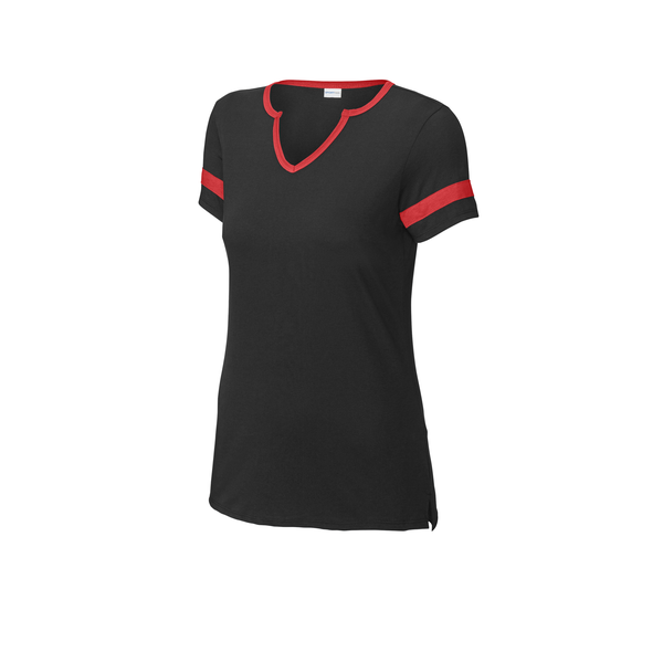 Sport-Tek® Halftime Cotton/Poly Notch Neck Ladies' Tee