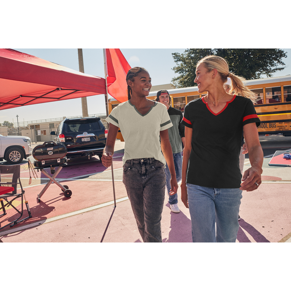 Sport-Tek® Halftime Cotton/Poly Notch Neck Ladies' Tee