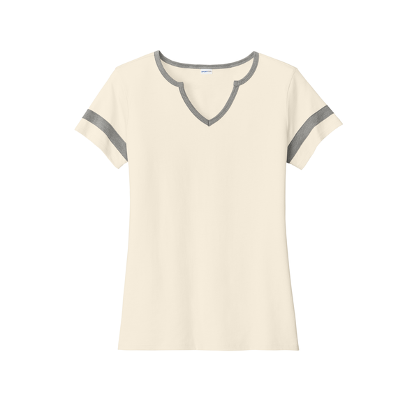 Sport-Tek® Halftime Cotton/Poly Notch Neck Ladies' Tee