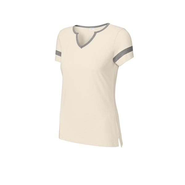 Sport-Tek® Halftime Cotton/Poly Notch Neck Ladies' Tee
