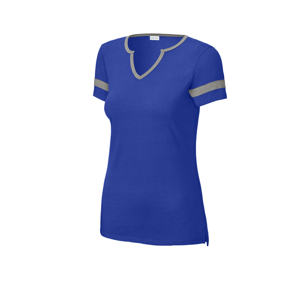 Sport-Tek® Halftime Cotton/Poly Notch Neck Ladies' Tee