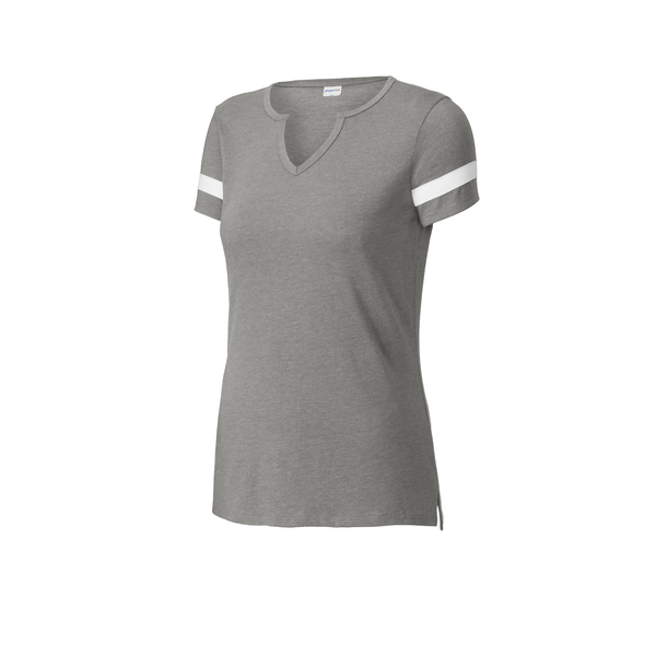 Sport-Tek® Halftime Cotton/Poly Notch Neck Ladies' Tee