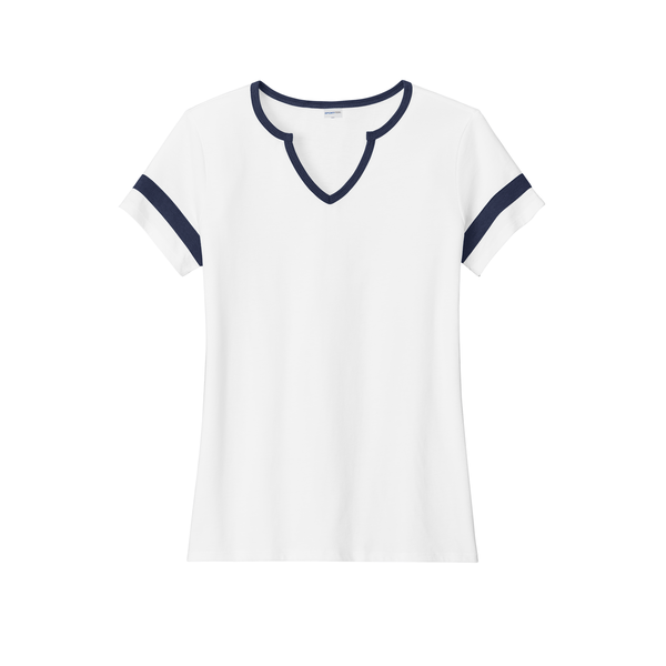 Sport-Tek® Halftime Cotton/Poly Notch Neck Ladies' Tee