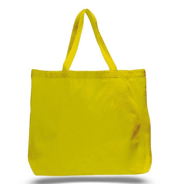 Colored Cotton Jumbo Tote Bag