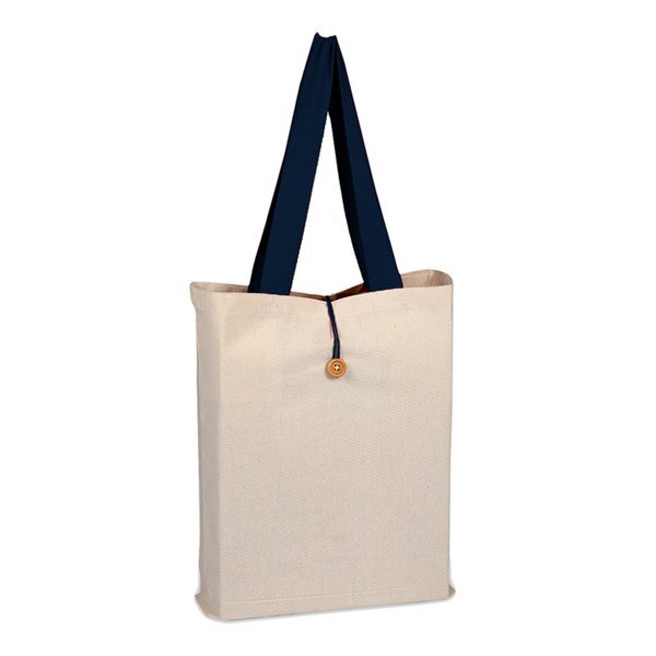 ButtonUp Canvas Tote