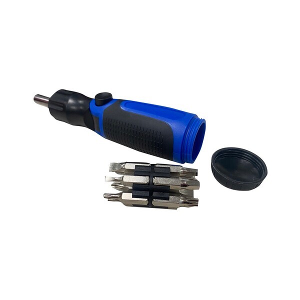Bendable Screwdriver with 12 Bits