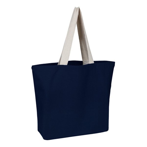 Color Cotton Canvas Beach Bag