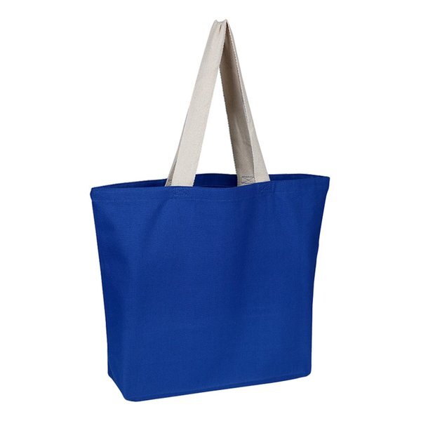 Color Cotton Canvas Beach Bag