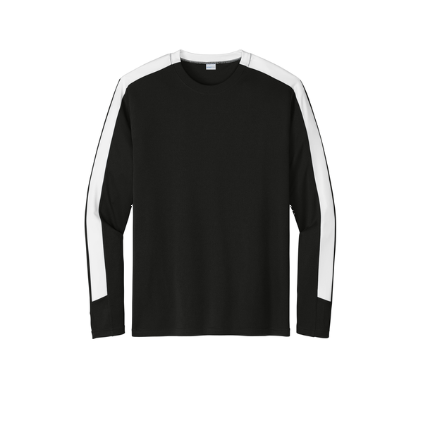 Sport-Tek® Competitor™ United Poly Long Sleeve Unisex Crew Tee