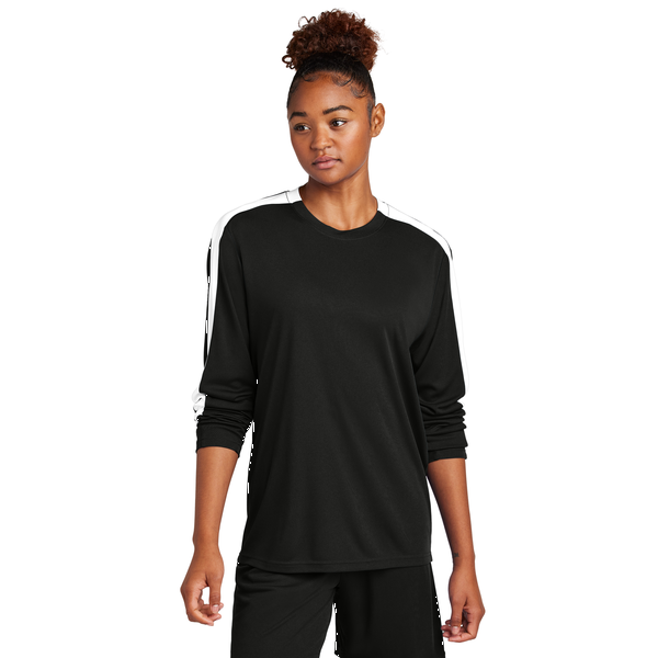 Sport-Tek® Competitor™ United Poly Long Sleeve Unisex Crew Tee