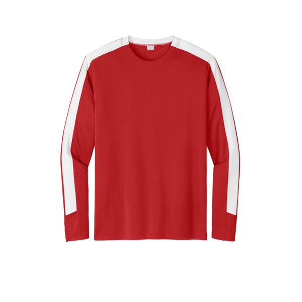 Sport-Tek® Competitor™ United Poly Long Sleeve Unisex Crew Tee