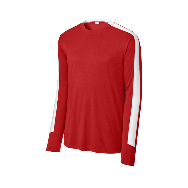 Sport-Tek® Competitor™ United Poly Long Sleeve Unisex Crew Tee
