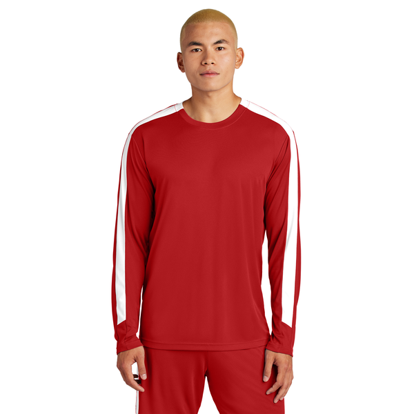 Sport-Tek® Competitor™ United Poly Long Sleeve Unisex Crew Tee