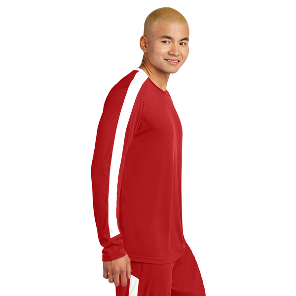 Sport-Tek® Competitor™ United Poly Long Sleeve Unisex Crew Tee