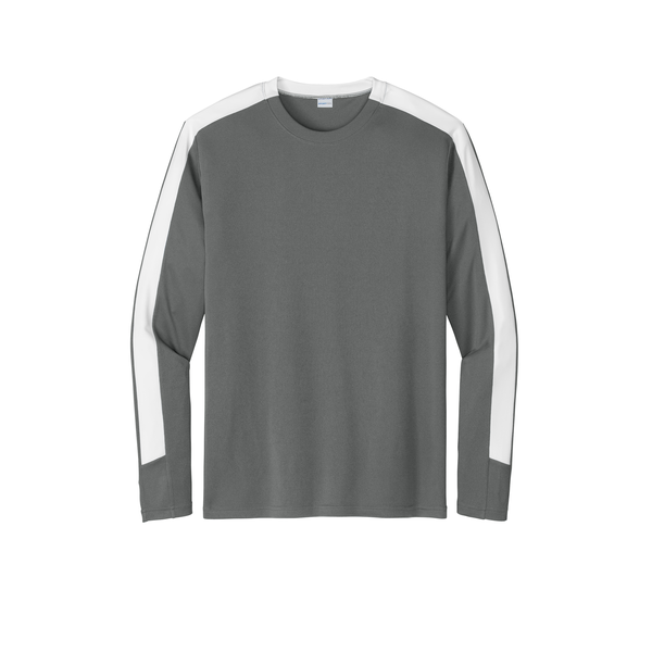 Sport-Tek® Competitor™ United Poly Long Sleeve Unisex Crew Tee