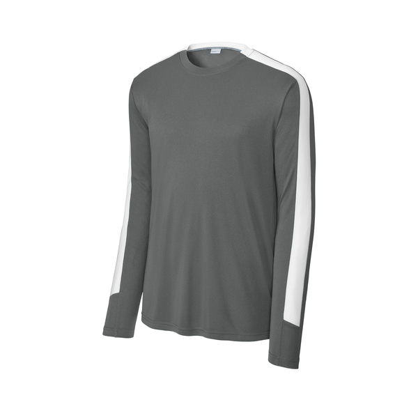Sport-Tek® Competitor™ United Poly Long Sleeve Unisex Crew Tee