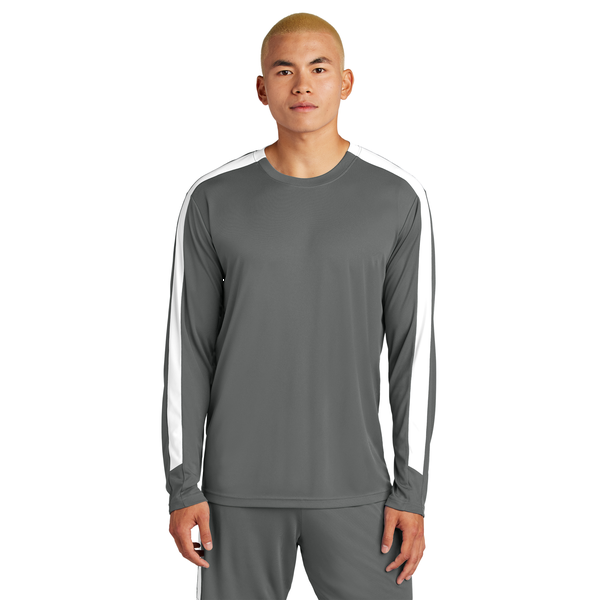 Sport-Tek® Competitor™ United Poly Long Sleeve Unisex Crew Tee