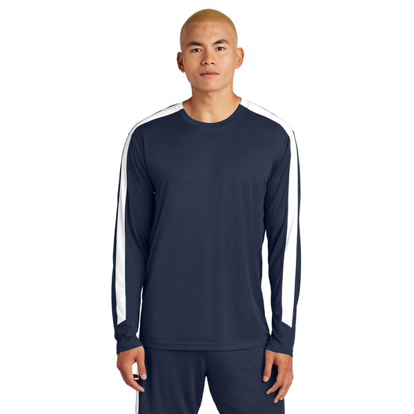 Sport-Tek® Competitor™ United Poly Long Sleeve Unisex Crew Tee