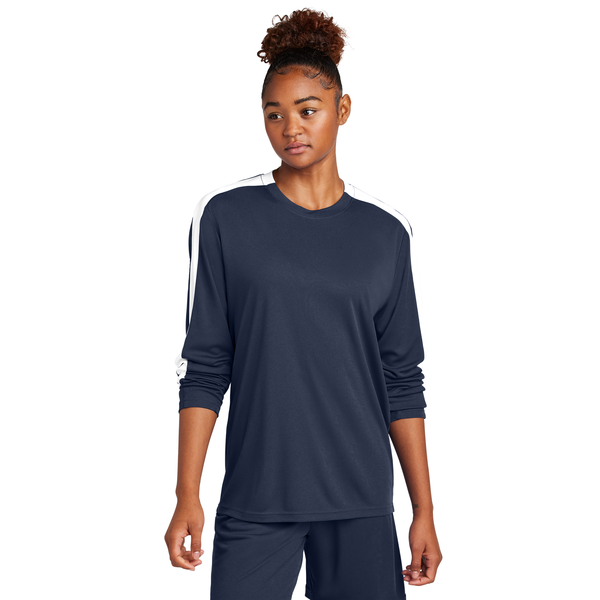 Sport-Tek® Competitor™ United Poly Long Sleeve Unisex Crew Tee