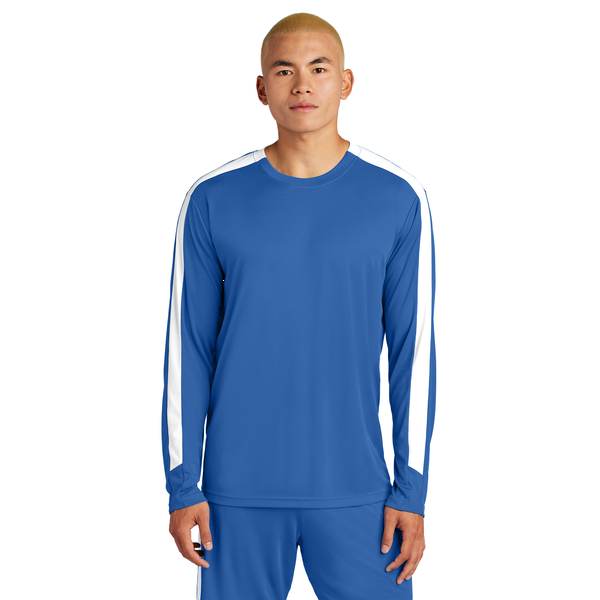 Sport-Tek® Competitor™ United Poly Long Sleeve Unisex Crew Tee