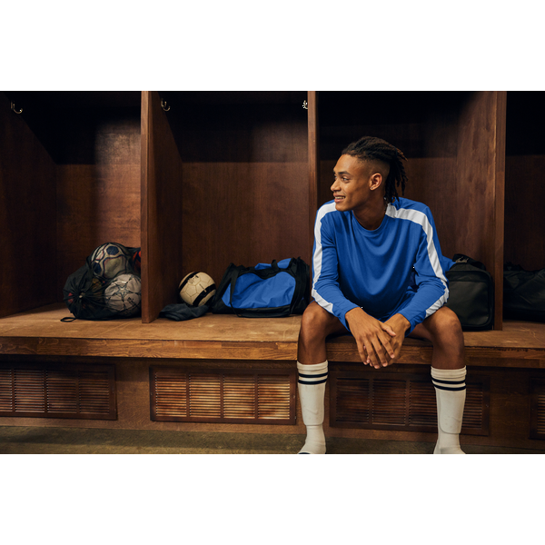 Sport-Tek® Competitor™ United Poly Long Sleeve Unisex Crew Tee