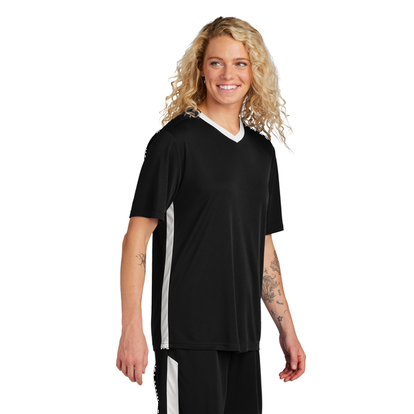 Sport-Tek® Competitor™ United Poly Unisex V-Neck Tee