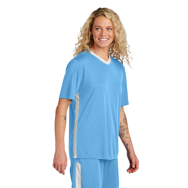 Sport-Tek® Competitor™ United Poly Unisex V-Neck Tee