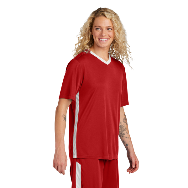 Sport-Tek® Competitor™ United Poly Unisex V-Neck Tee