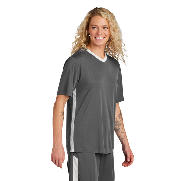 Sport-Tek® Competitor™ United Poly Unisex V-Neck Tee