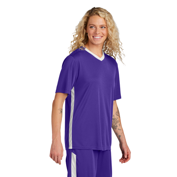 Sport-Tek® Competitor™ United Poly Unisex V-Neck Tee