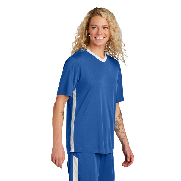 Sport-Tek® Competitor™ United Poly Unisex V-Neck Tee