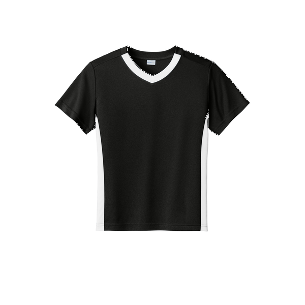 Sport-Tek® Competitor™ United Poly Youth V-Neck Tee