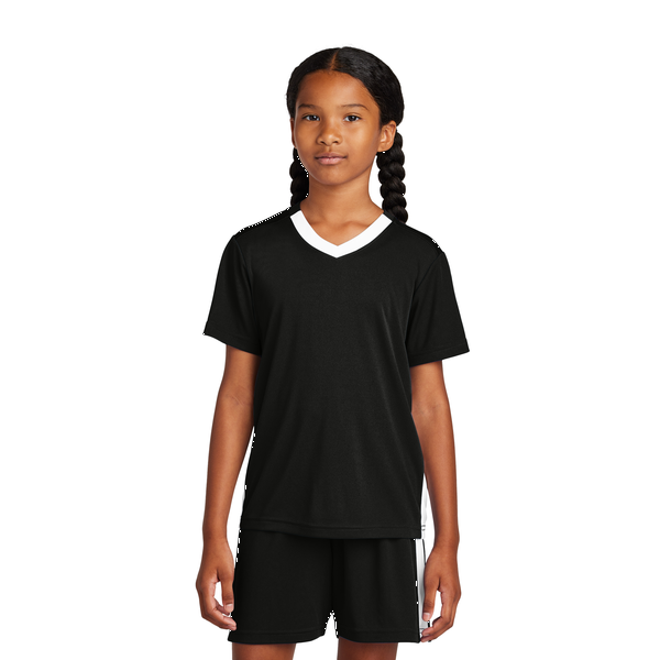 Sport-Tek® Competitor™ United Poly Youth V-Neck Tee