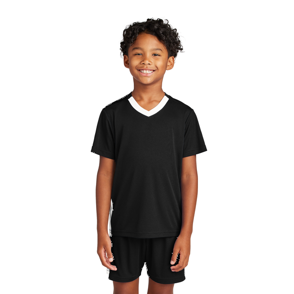 Sport-Tek® Competitor™ United Poly Youth V-Neck Tee