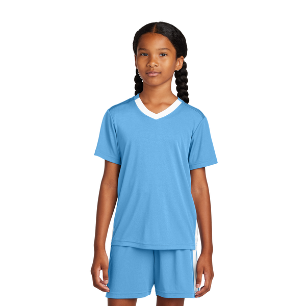 Sport-Tek® Competitor™ United Poly Youth V-Neck Tee