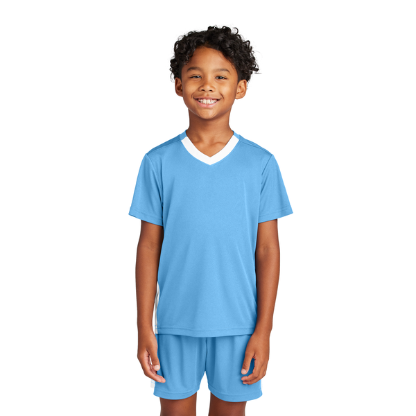 Sport-Tek® Competitor™ United Poly Youth V-Neck Tee