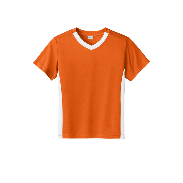 Sport-Tek® Competitor™ United Poly Youth V-Neck Tee