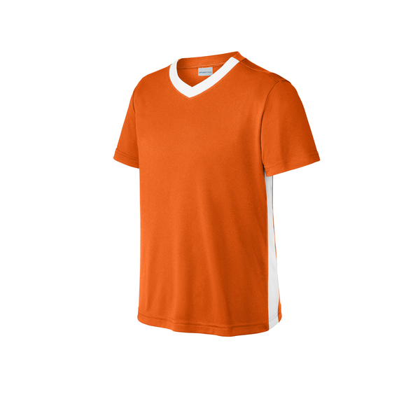 Sport-Tek® Competitor™ United Poly Youth V-Neck Tee