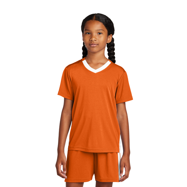 Sport-Tek® Competitor™ United Poly Youth V-Neck Tee