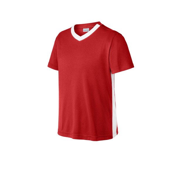 Sport-Tek® Competitor™ United Poly Youth V-Neck Tee