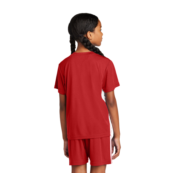 Sport-Tek® Competitor™ United Poly Youth V-Neck Tee