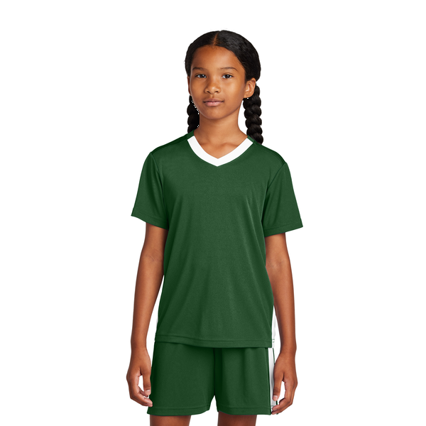 Sport-Tek® Competitor™ United Poly Youth V-Neck Tee