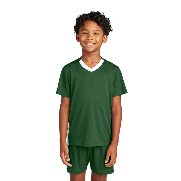 Sport-Tek® Competitor™ United Poly Youth V-Neck Tee